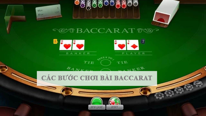 Các bước chơi bài Baccarat diễn ra thế nào?