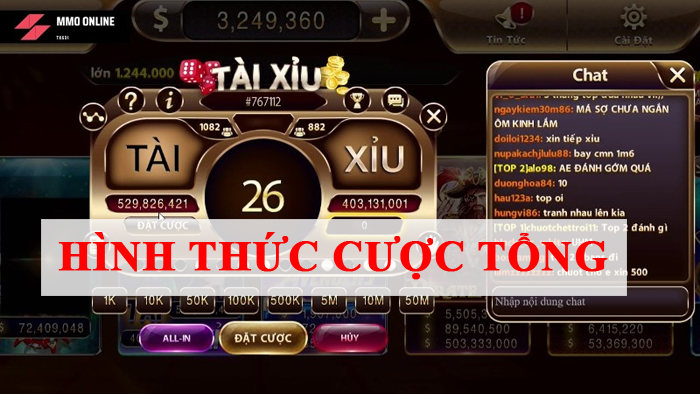 Hình thức cược tổng diễn ra như thế nào?