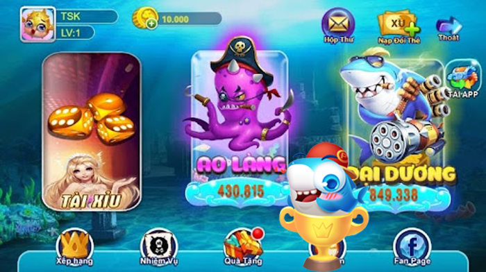 Hướng dẫn cách truy cập game trùm cá vàng